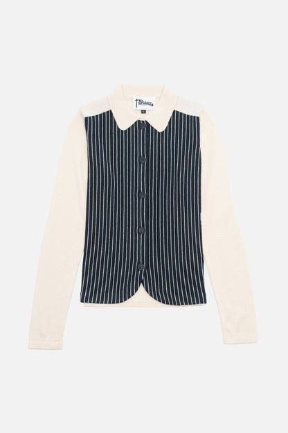 Boyd Cream Knitted - Cardigan