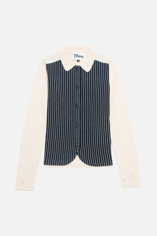 Boyd Cream Knitted - Cardigan