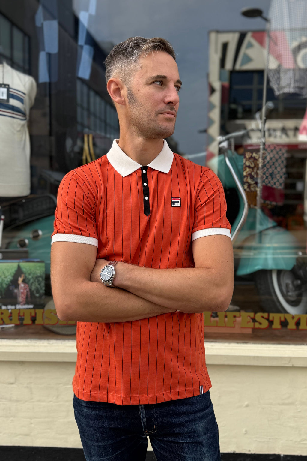 BB1 Burnt Ochre / Gardenia - Polo