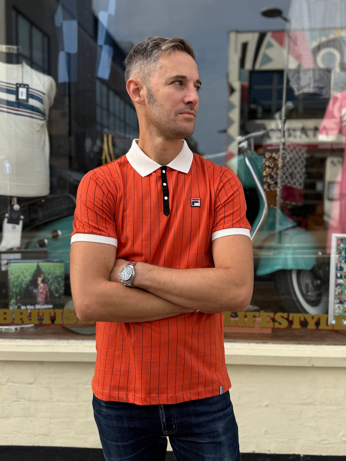 BB1 Burnt Ochre / Gardenia - Polo