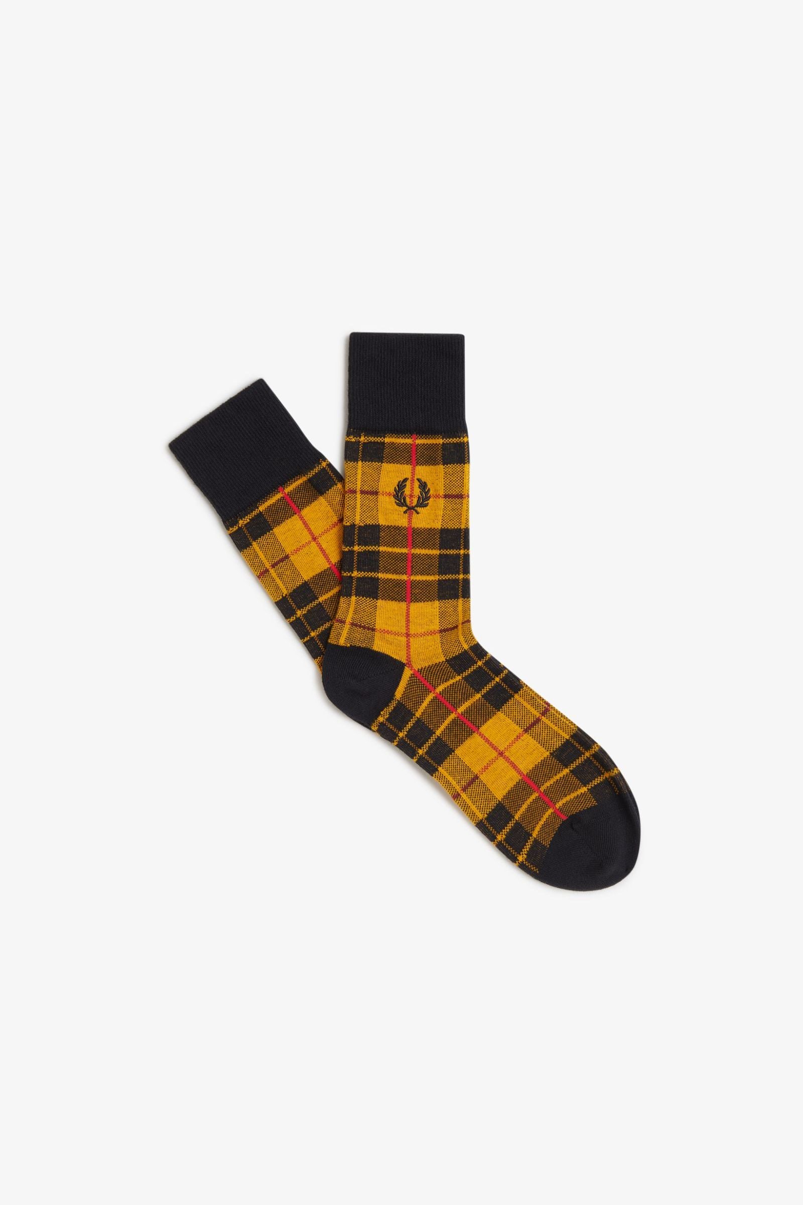 C3332 Gold - Tartan Sock