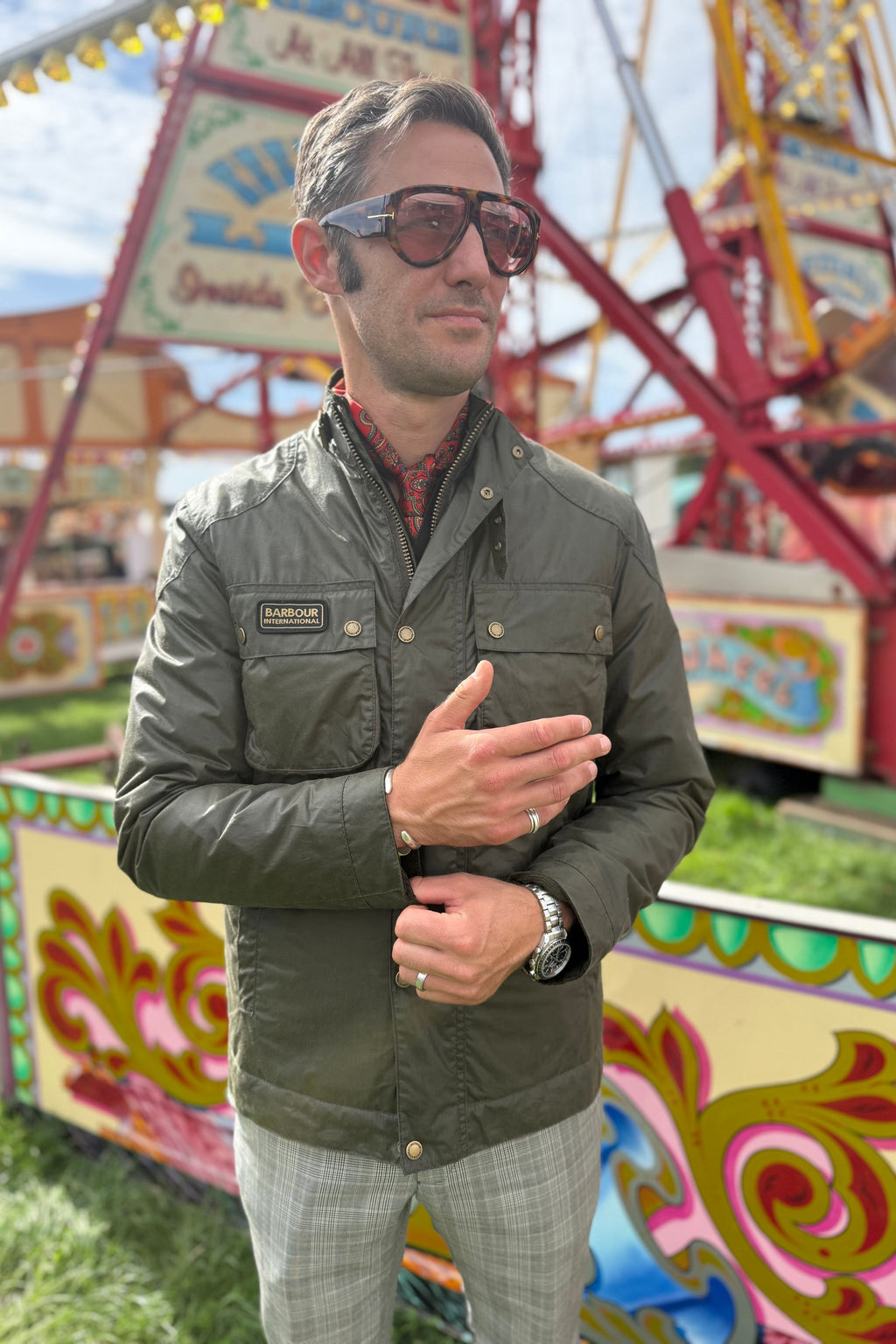 International Olive Merton - Wax Jacket
