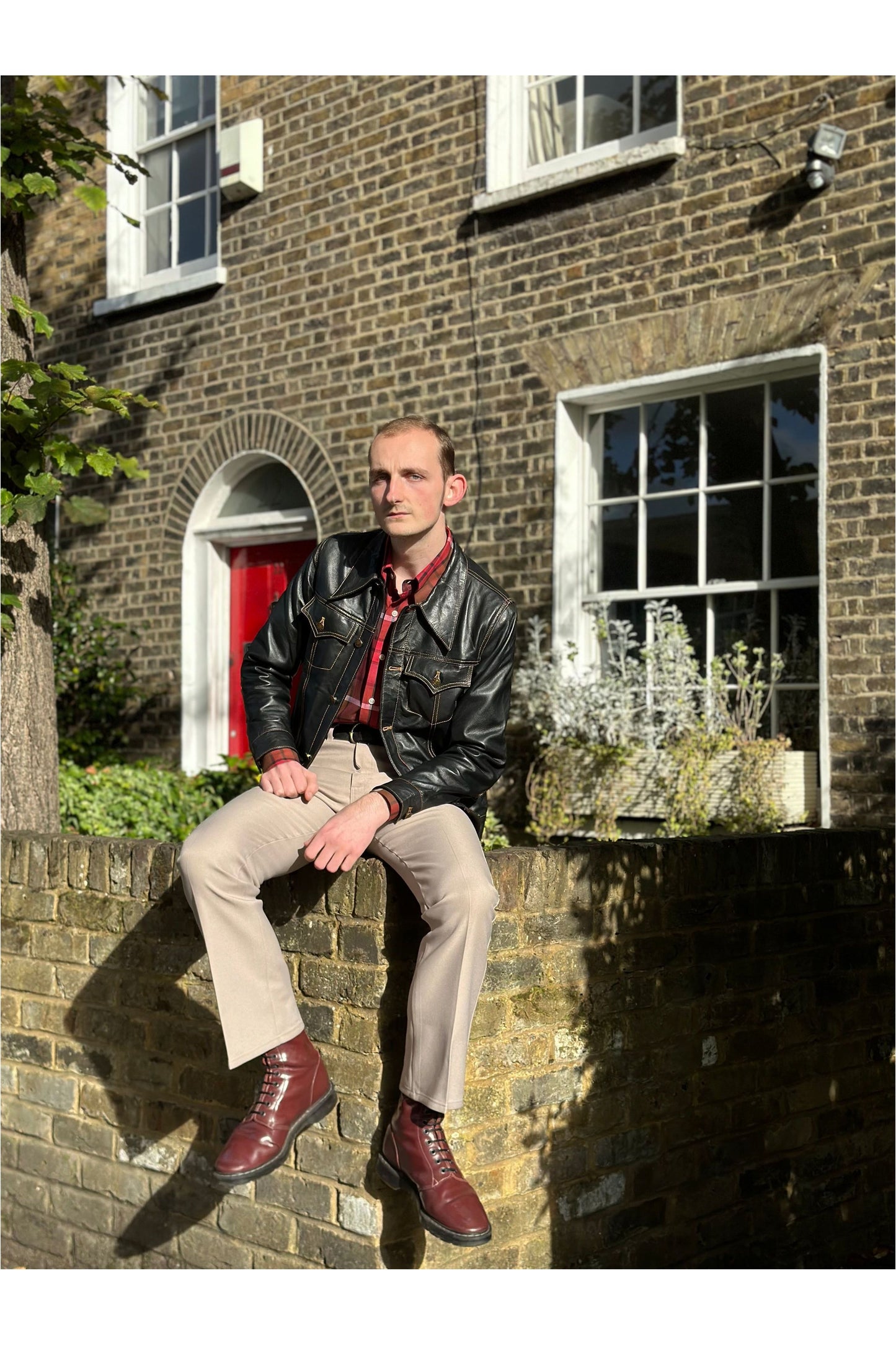 Men’s Leather Classic Black - Trucker Jacket
