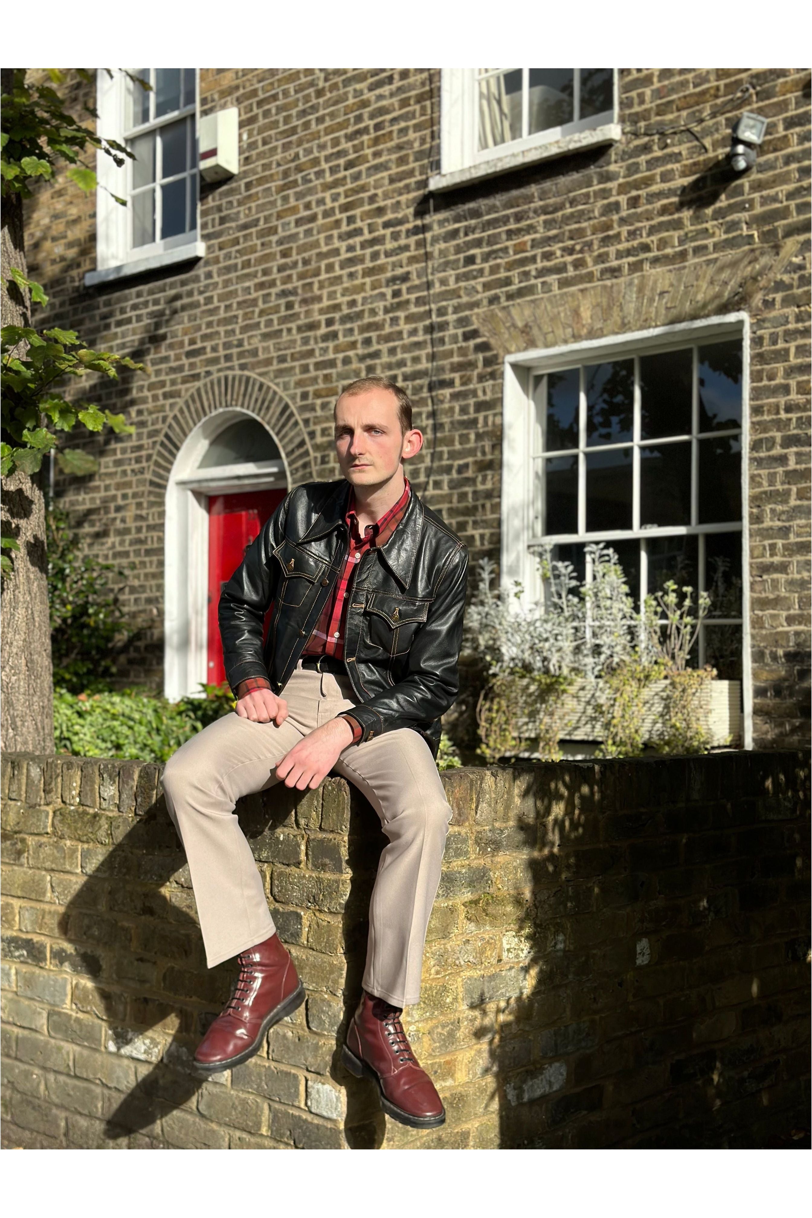 Men’s Leather Classic Black - Trucker Jacket
