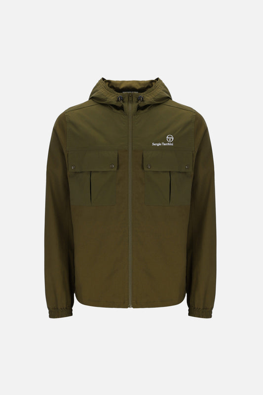 Calisti Dark Olive - Hooded Jacket