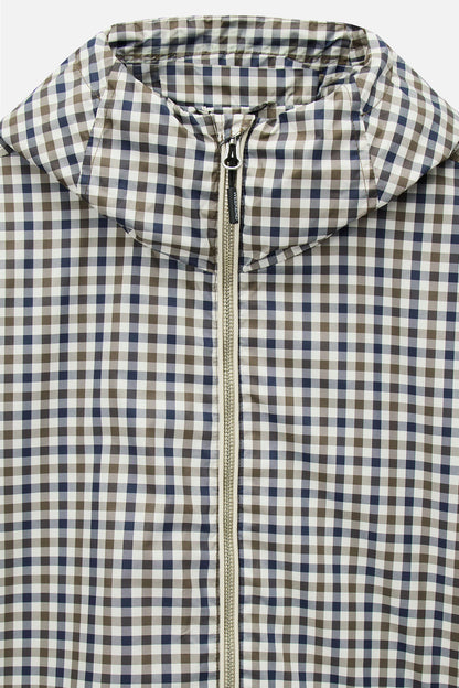 Campania Midhoch Check Windbreaker - Jacket