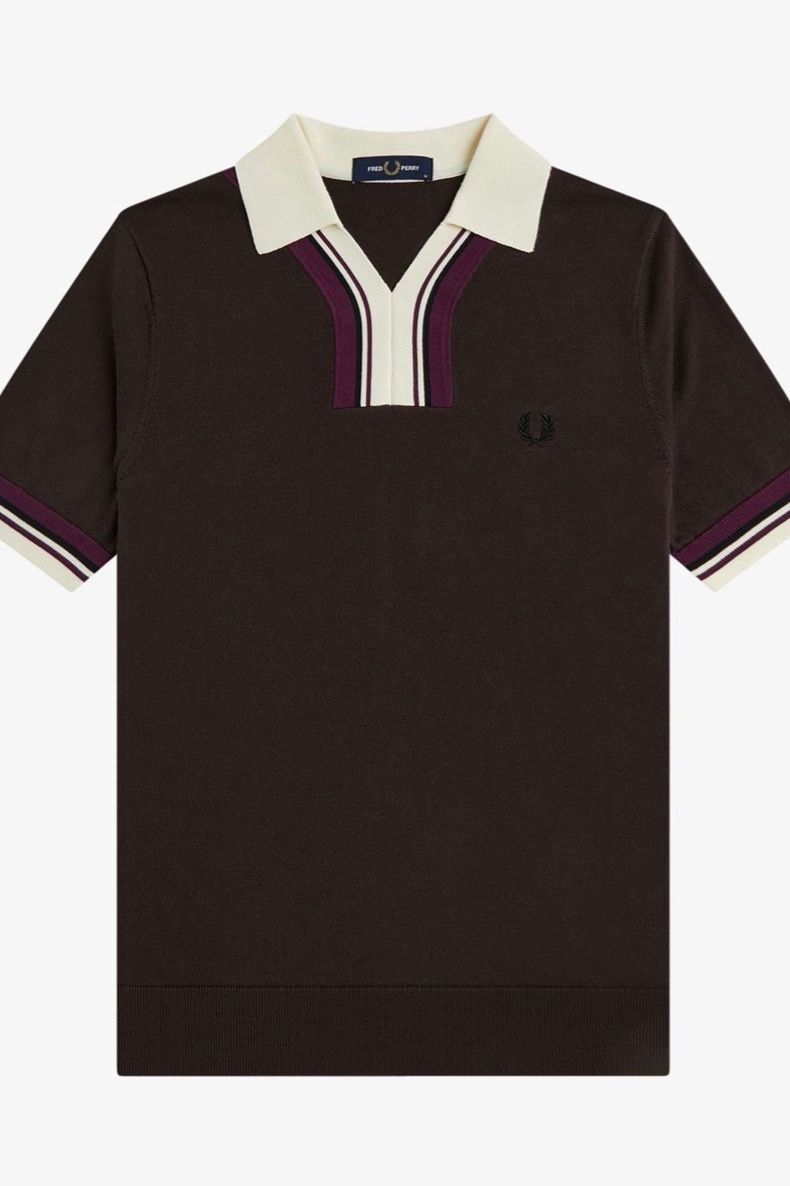 K3313 Knitted T-shirt - Rich Brown