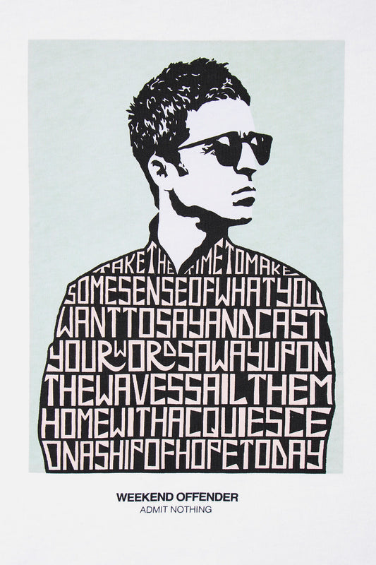 Camden White Graphic - T-Shirt