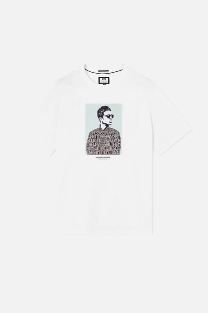 Camden White Graphic - T-Shirt