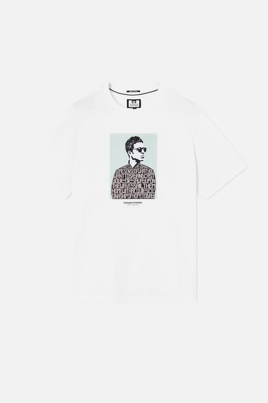Camden White Graphic - T-Shirt