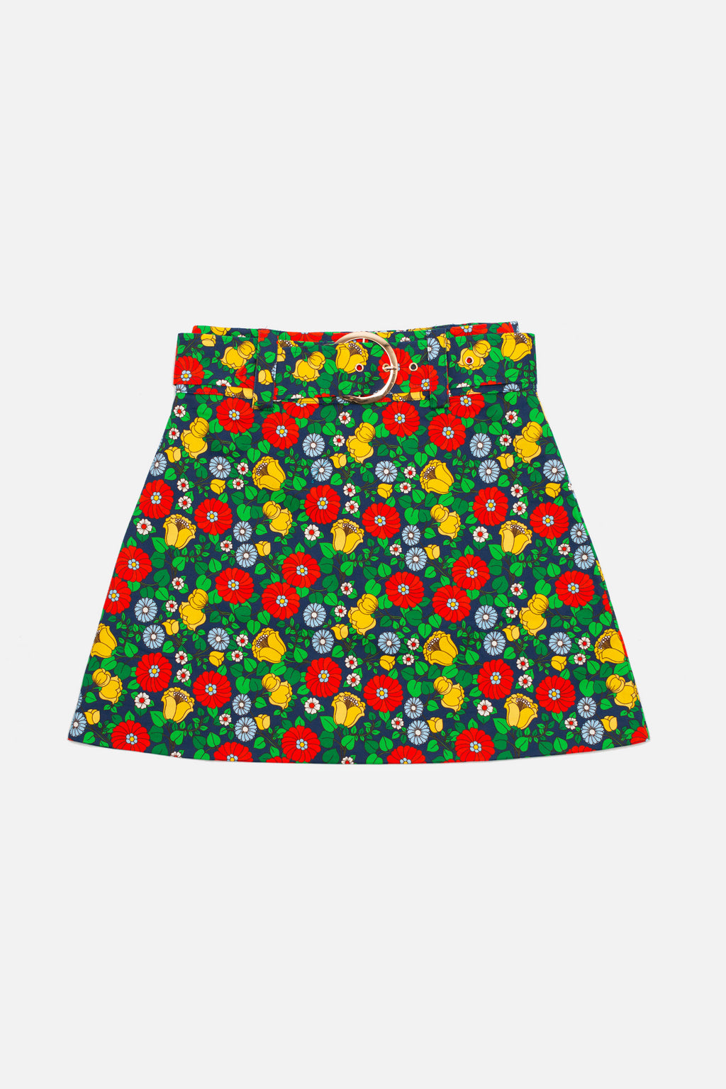 Cher Wildwood Flower Navy - Skirt