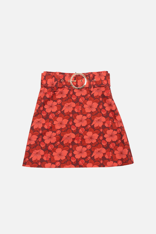 Cher Wild Autumn Red - Skirt