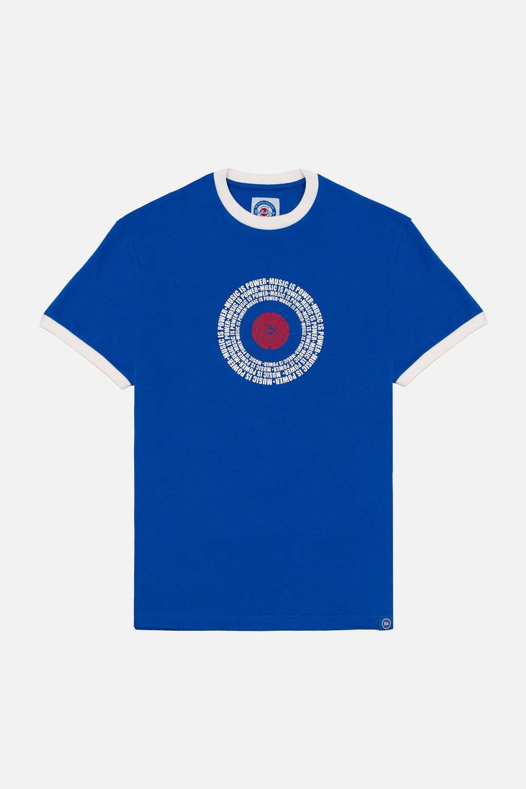 Music is Power Target Cobalt - T-Shirt