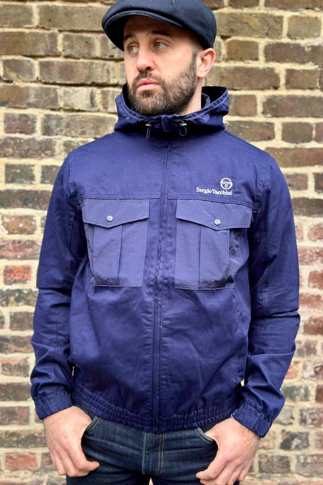 Dario Maritime Blue Hooded Technical - Jacket
