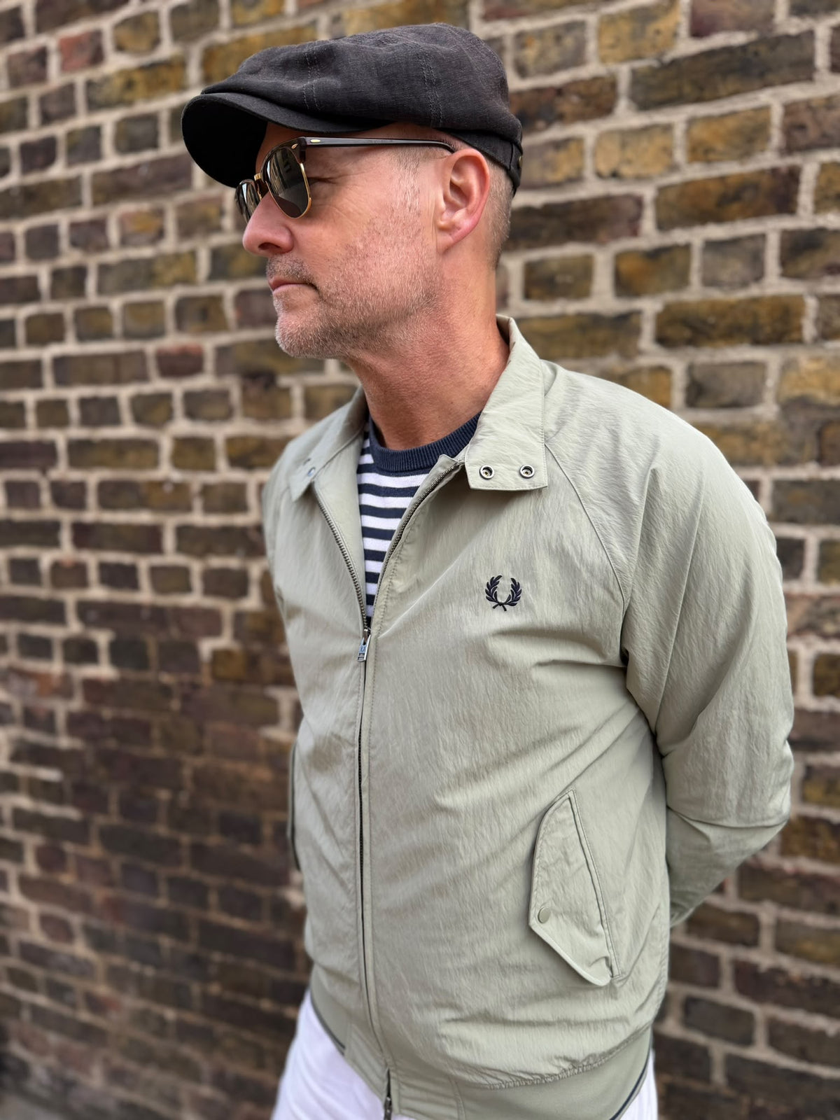 J3330 Crinkle Harrington Seagrass - Jacket