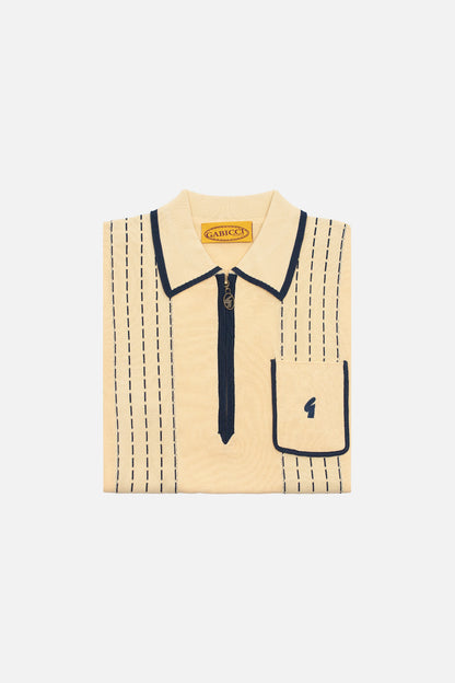 Archive Darron S/S Lemon - Polo Knit
