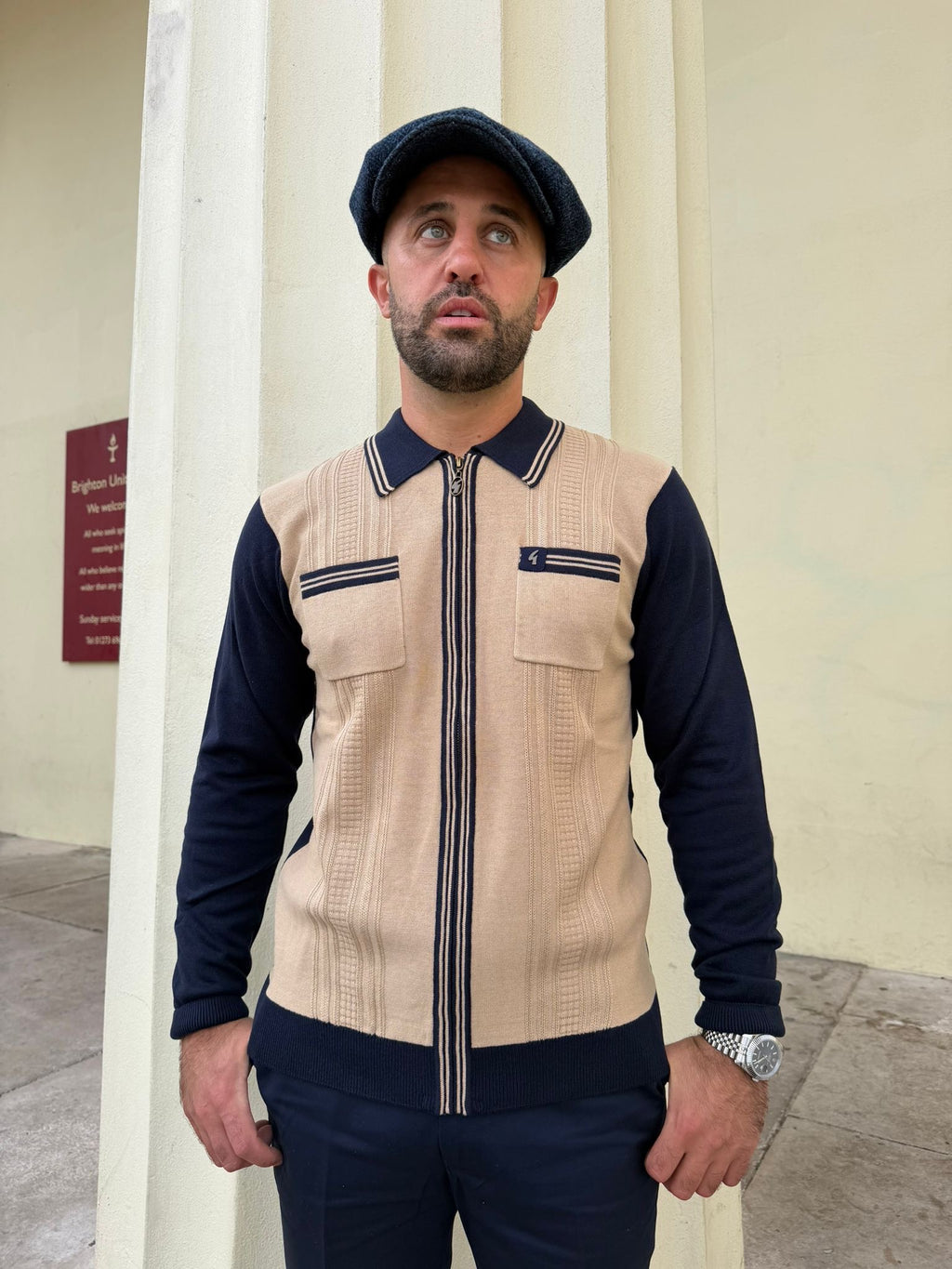 Lucerne Navy - Knit