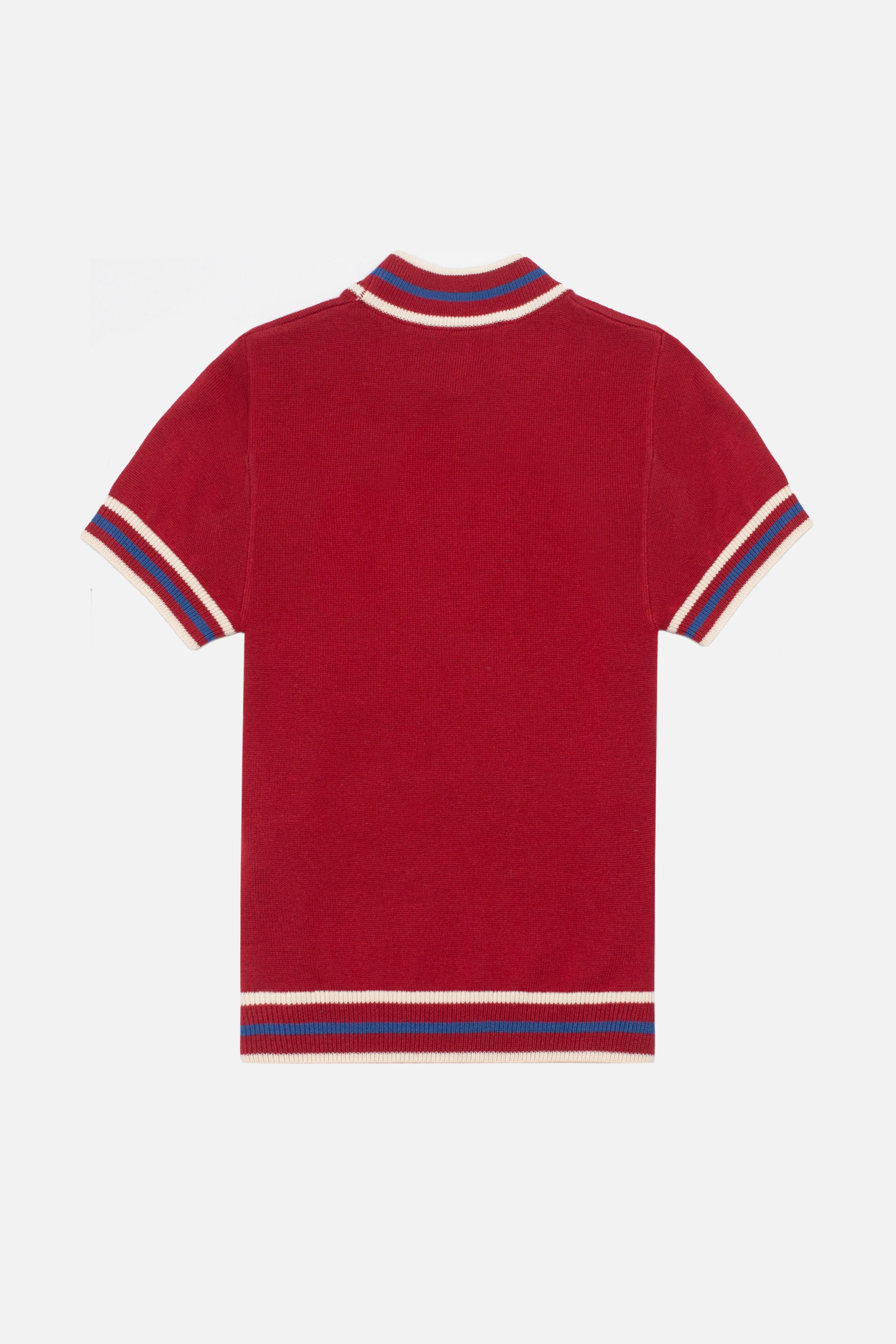 Dorval Cherry Knitted - Mock Turtle Neck