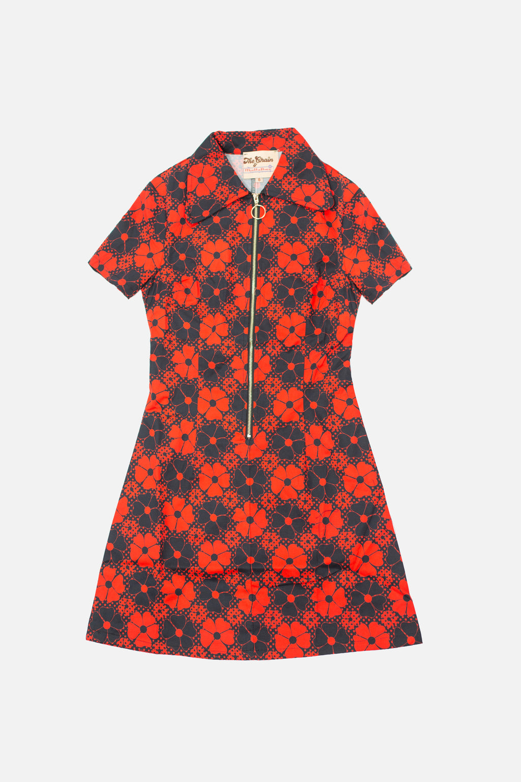 Floral Black & Red - Dress