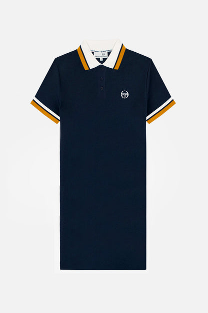 Gianna Maritime Blue / Gardenia - Polo Dress