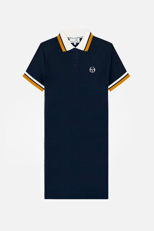 Gianna Maritime Blue / Gardenia - Polo Dress