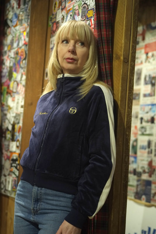 Miss Carlotta Maritime Blue / Gardenia - Track Top