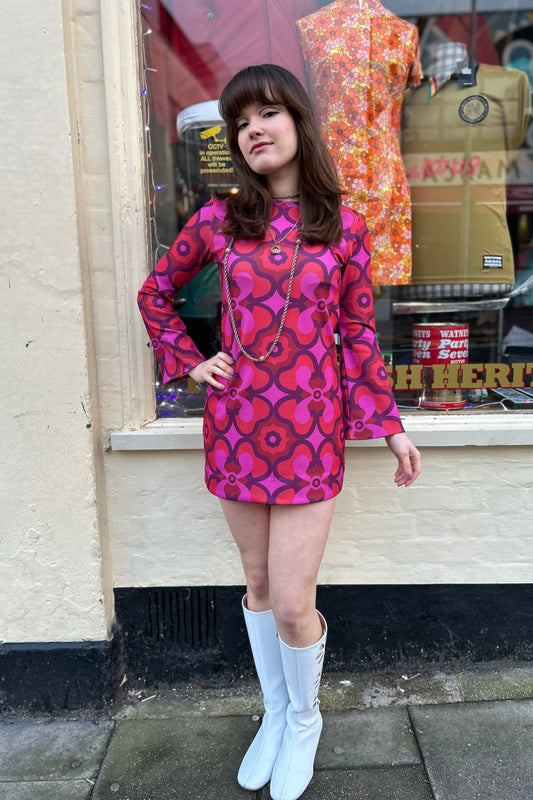 Made in England 'The Bernadette' Bell Sleeve - Dress