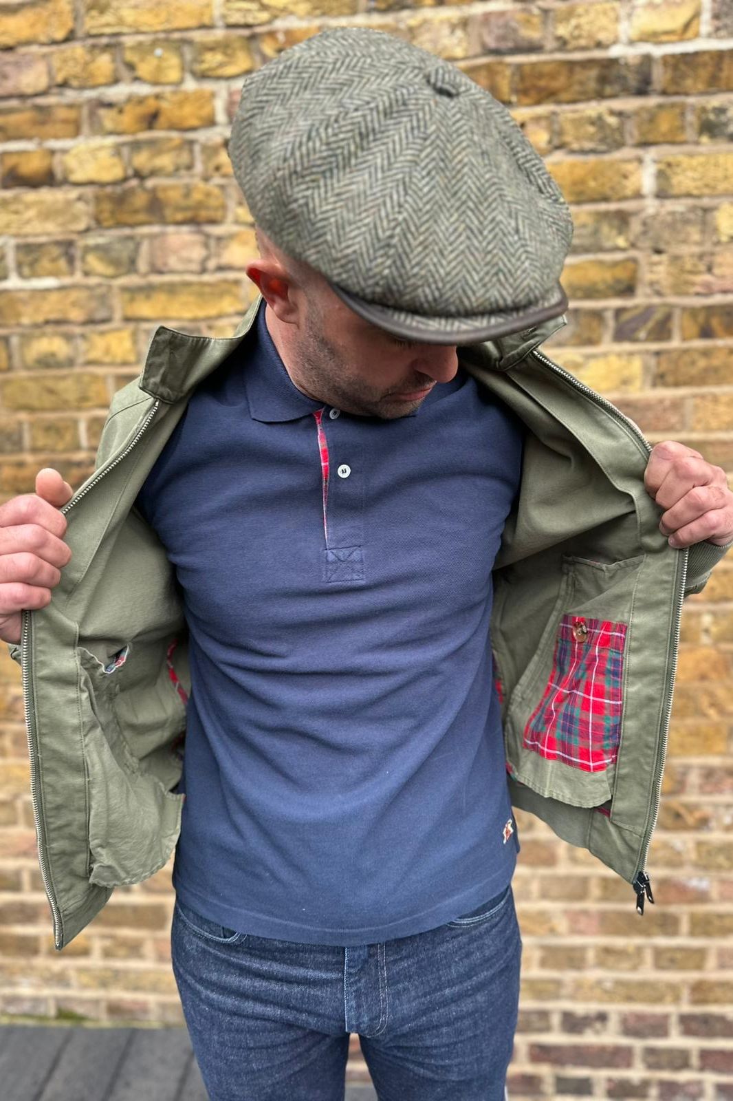 G9 Twill Lichen Green - Harrington Jacket