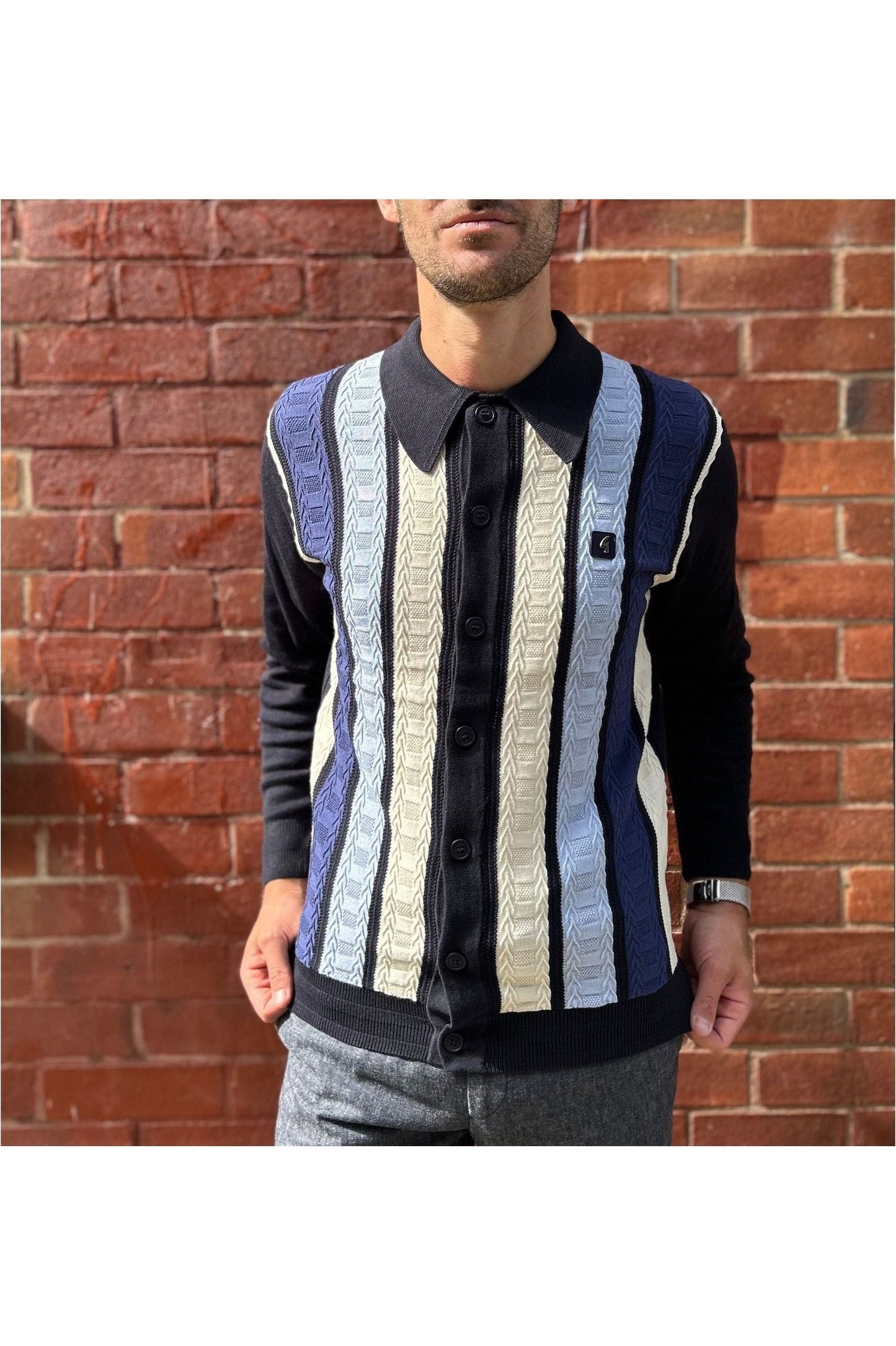 Pedro Navy - Polo Knit