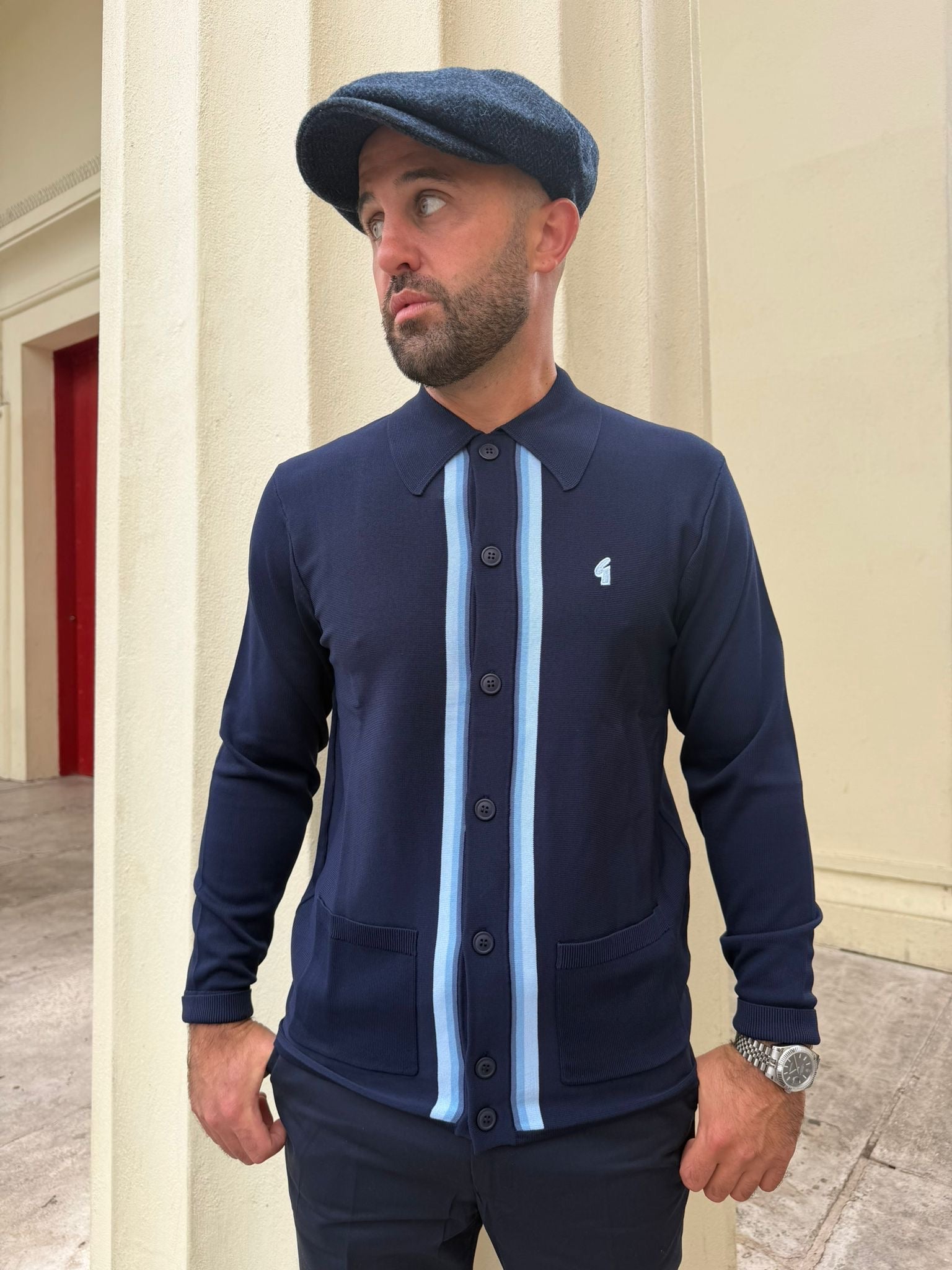 Bromley Navy - Knit