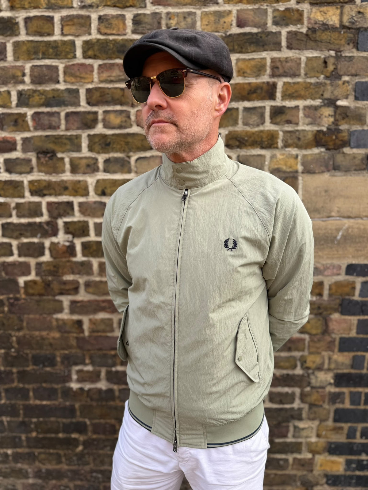 J3330 Crinkle Harrington Seagrass - Jacket