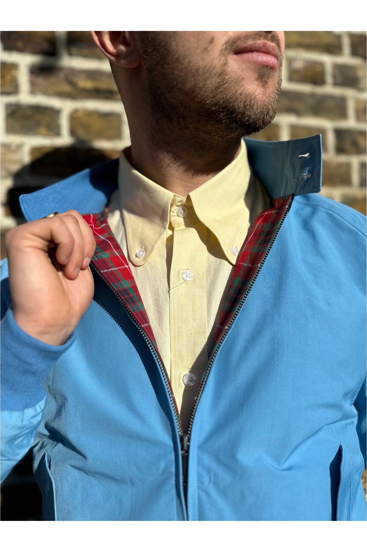 G9 Modern Classic Heritage Blue - Harrington Jacket