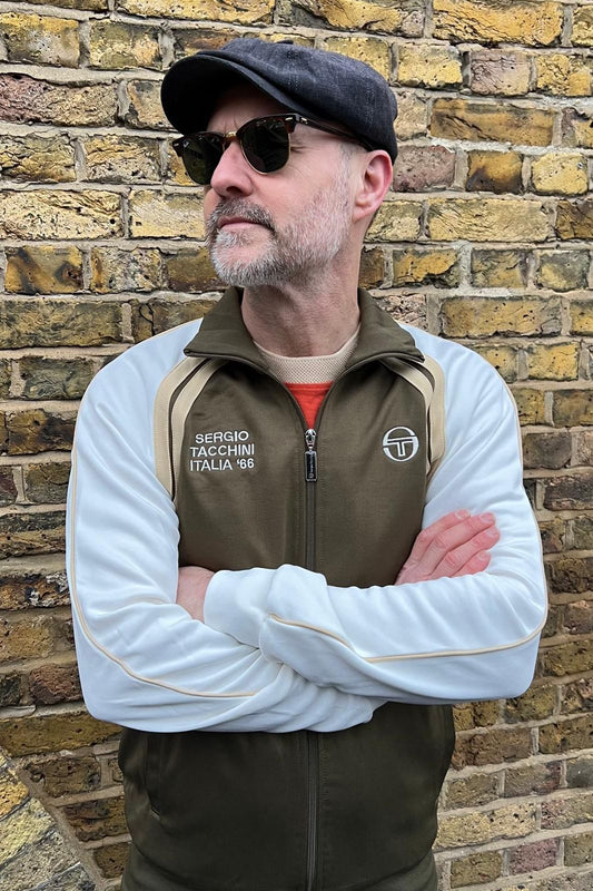 Ghibli Davis 66 Olive and Tan - Track Jacket