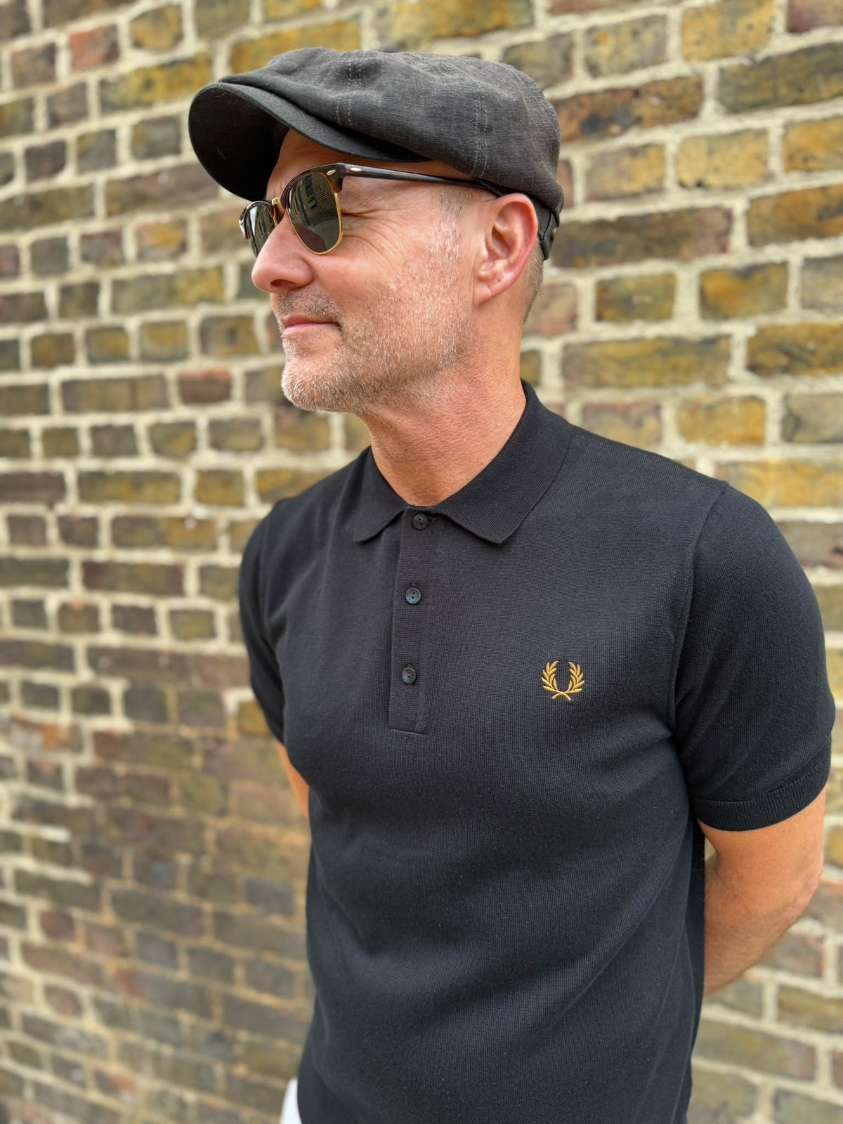 K9725 Black - Knitted Shirt