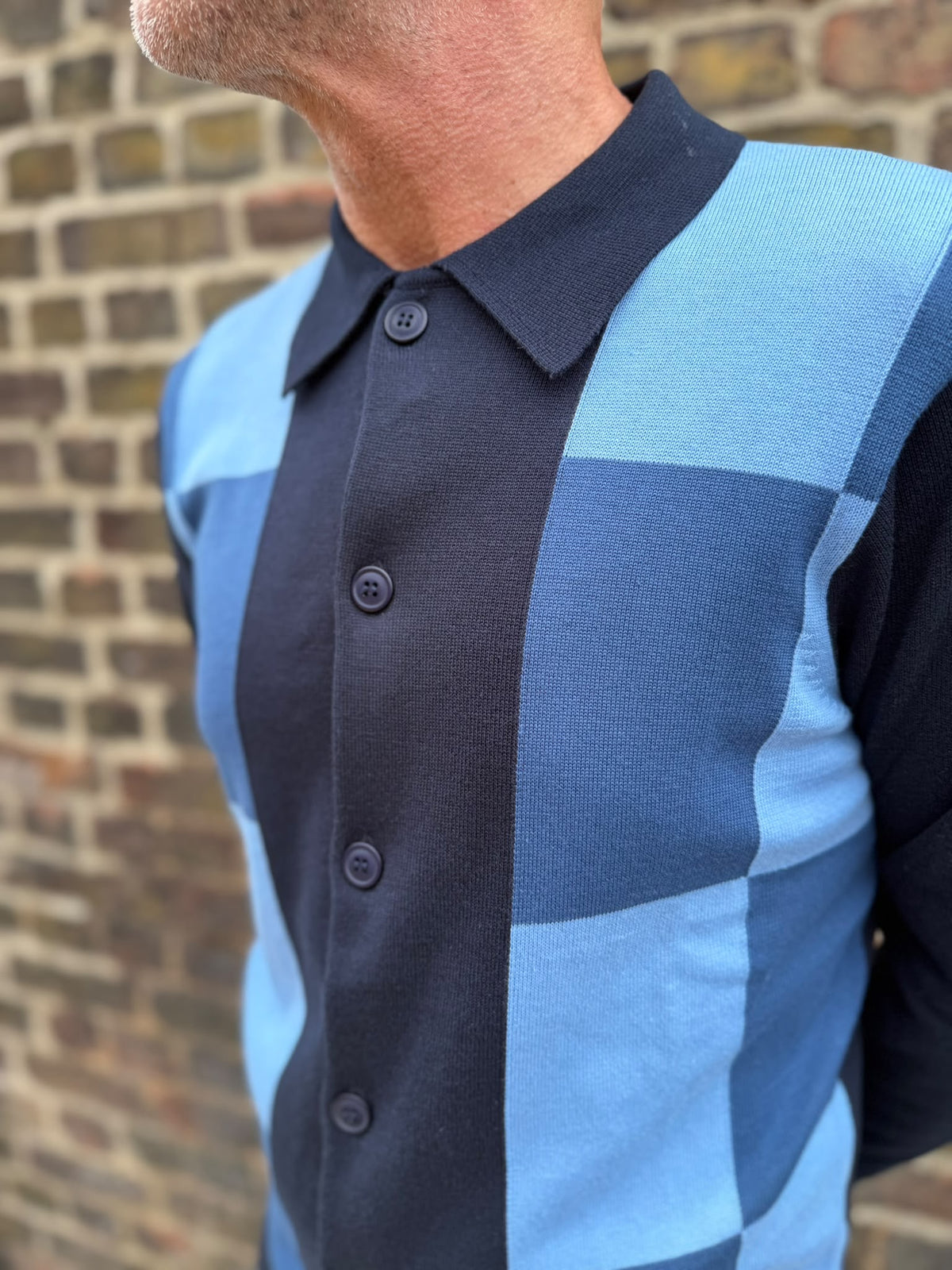Crown Navy - Polo Knit