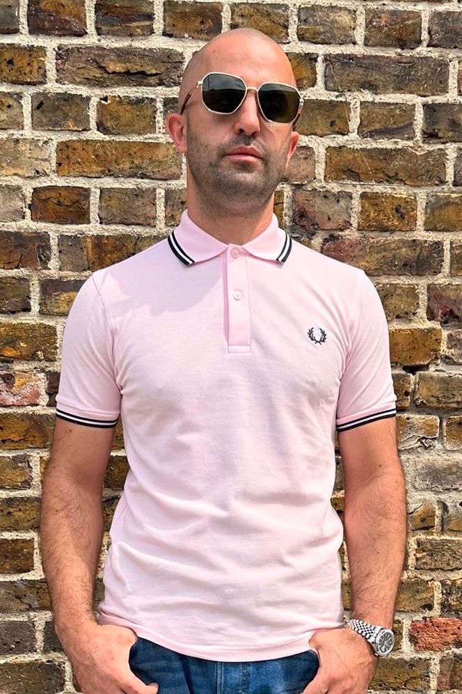 M3600 Ice Pink / Navy - Polo