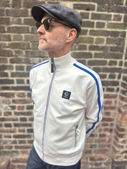 Trojan Ecru Contrast zip - Track Top