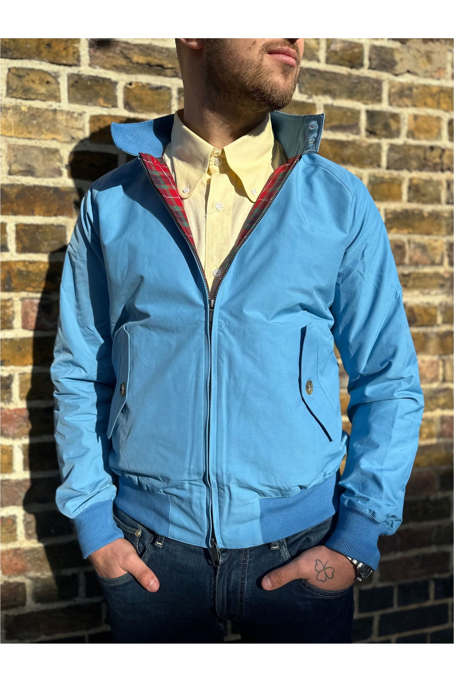 G9 Modern Classic Heritage Blue - Harrington Jacket