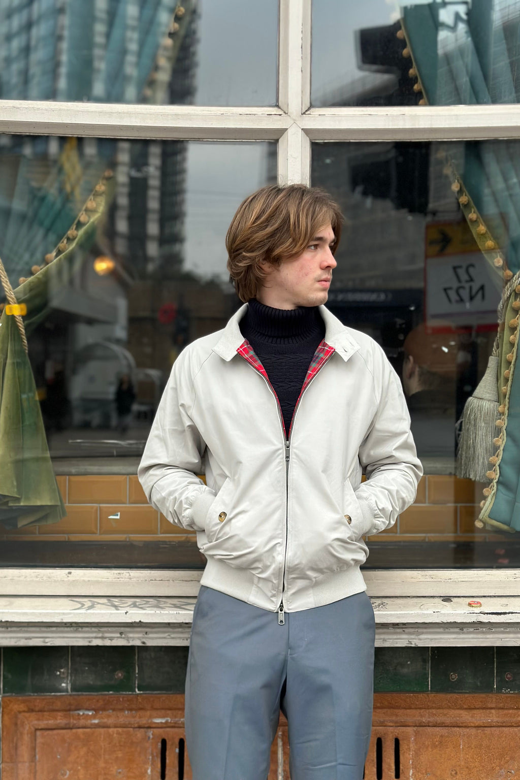 G9 Modern Classic Mist - Harrington Jacket