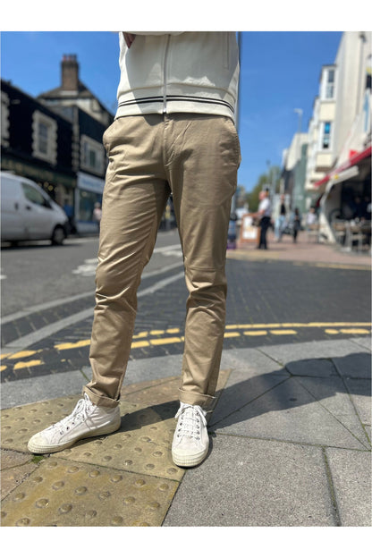 Signature Slim Stretch Chino 040 Stone - Trouser