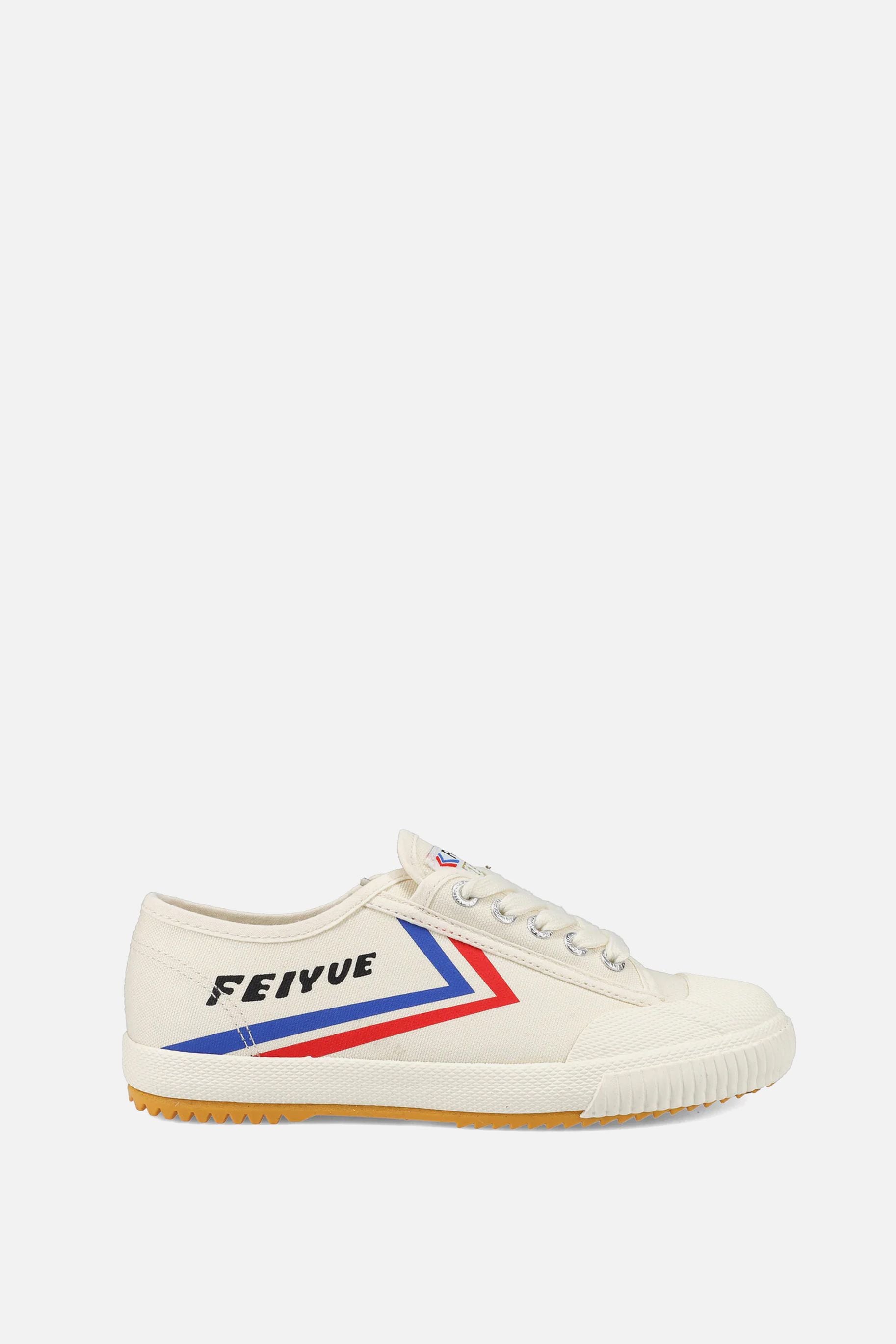 FE LO 1920 Unisex Canvas Ivory / Blue / Red - Plimsolls