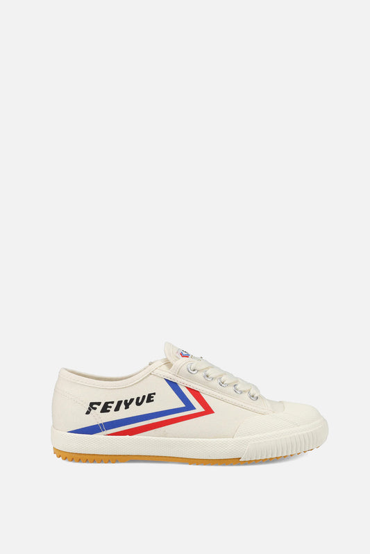 FE LO 1920 Unisex Canvas Ivory / Blue / Red - Plimsolls