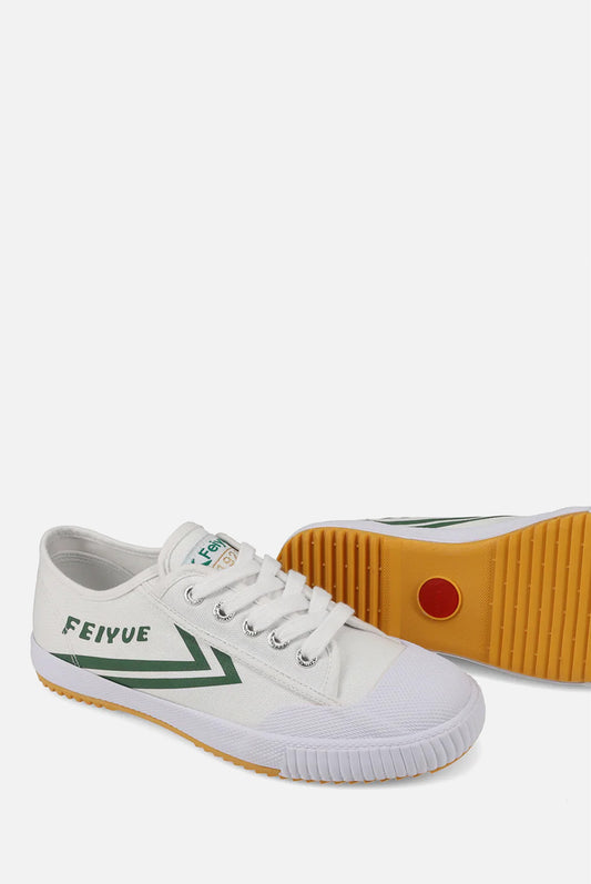 FE LO 1920 Unisex Canvas White / Green - Plimsolls