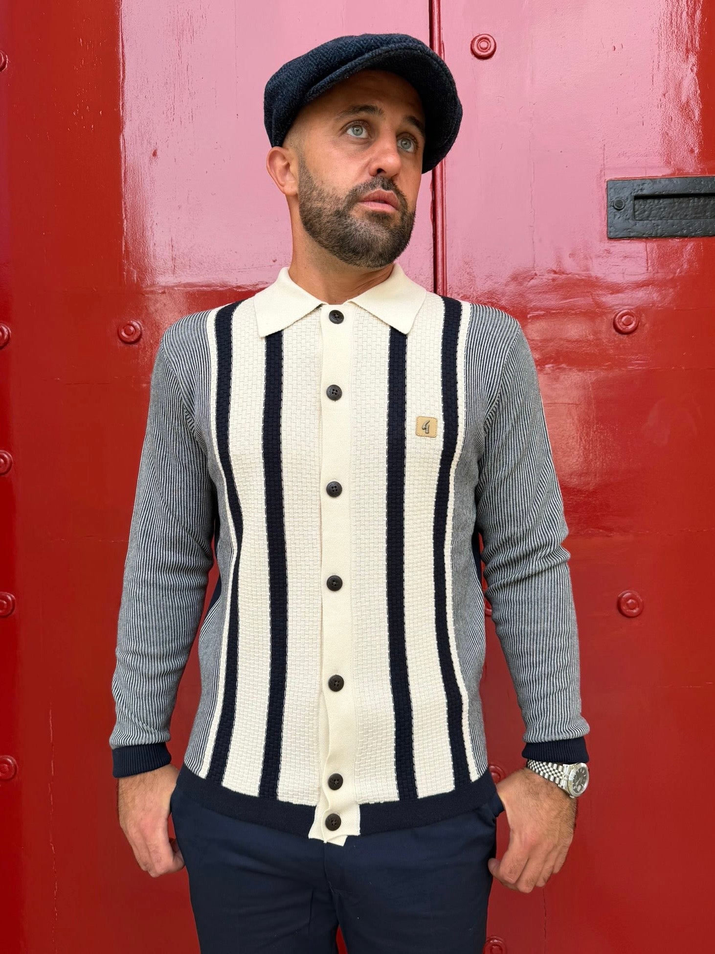 Pascal Navy - Knit