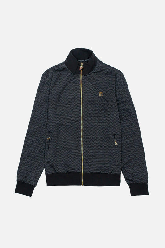Gold Label Mathers Herringbone Black - Track Top
