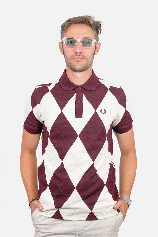 M1628 Argyle Print - Polo