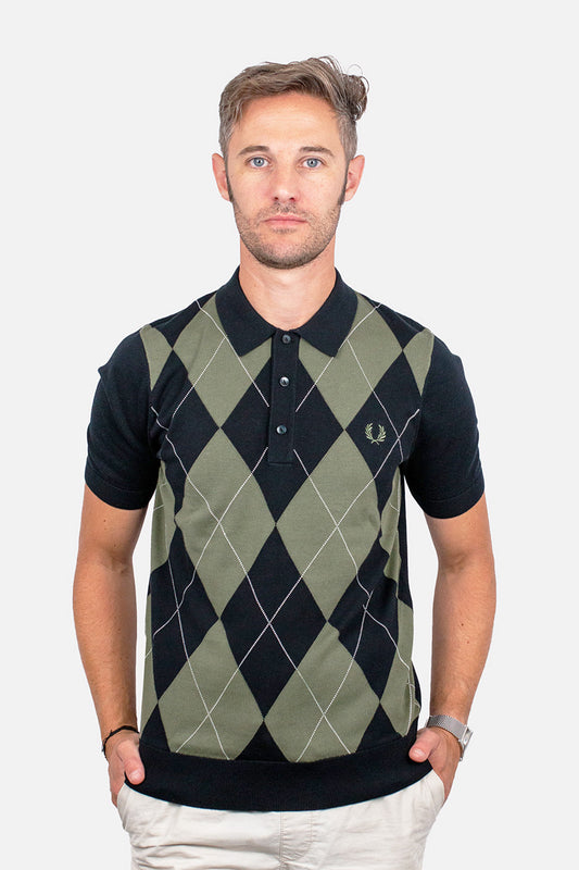 K1317 Argyle Knit - Polo
