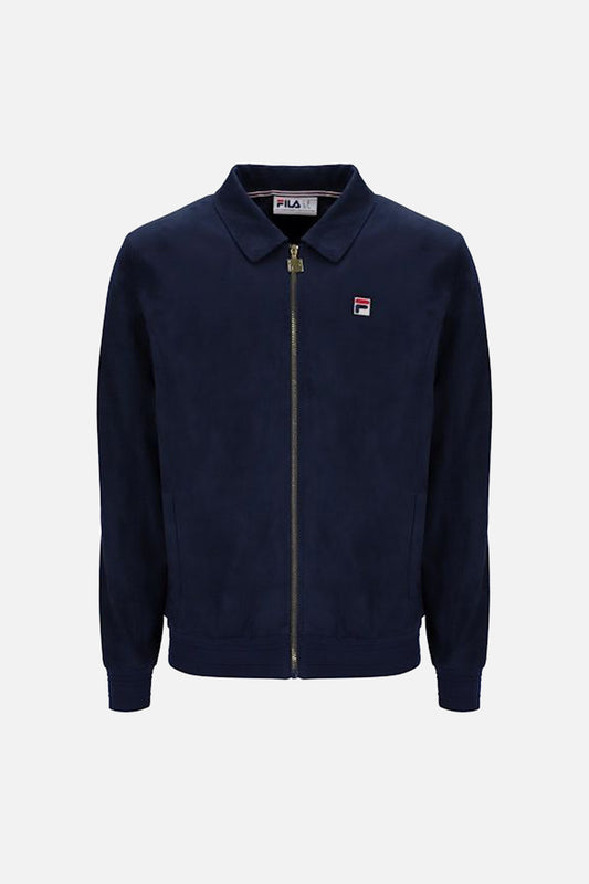 Francesco Fila Navy - Faux Suede Jacket