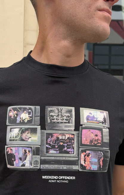90's Vision Graphic Black - T-Shirt