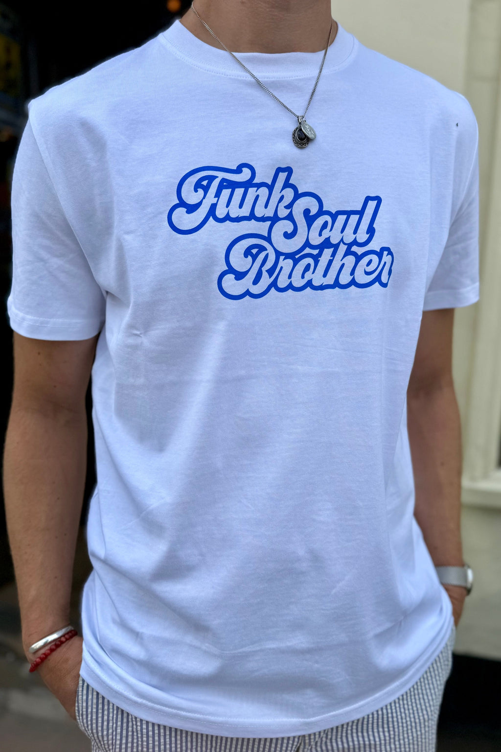 Funk Soul Brother White - T-Shirt